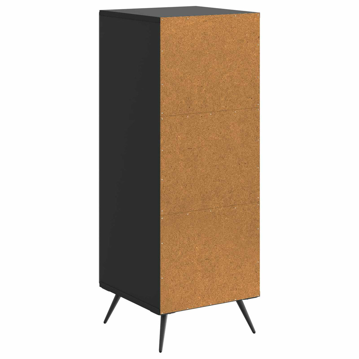 Sideboard Sort 33 x 34,5 x 90 cm Konstrueret træ