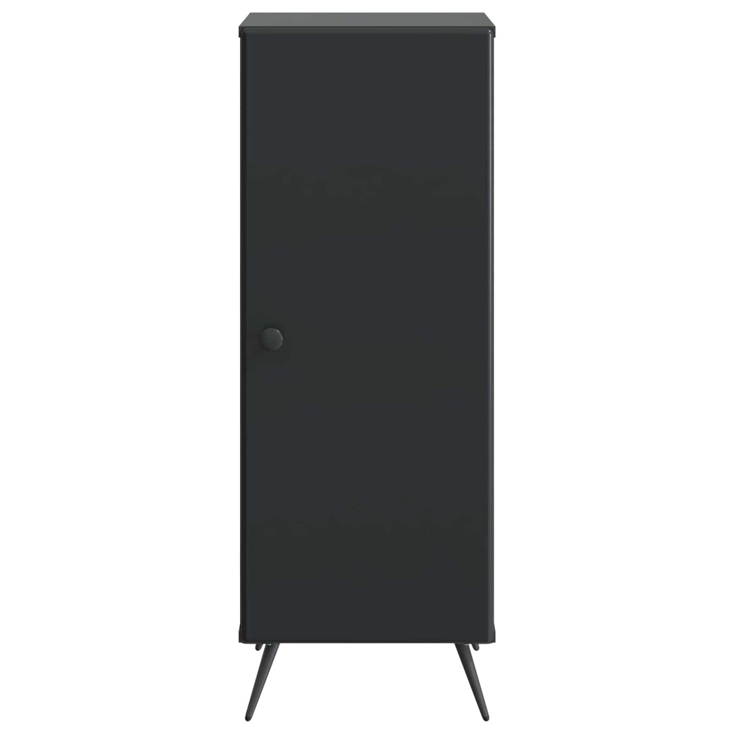 Sideboard Sort 33 x 34,5 x 90 cm Konstrueret træ
