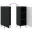 Sideboard Sort 33 x 34,5 x 90 cm Konstrueret træ