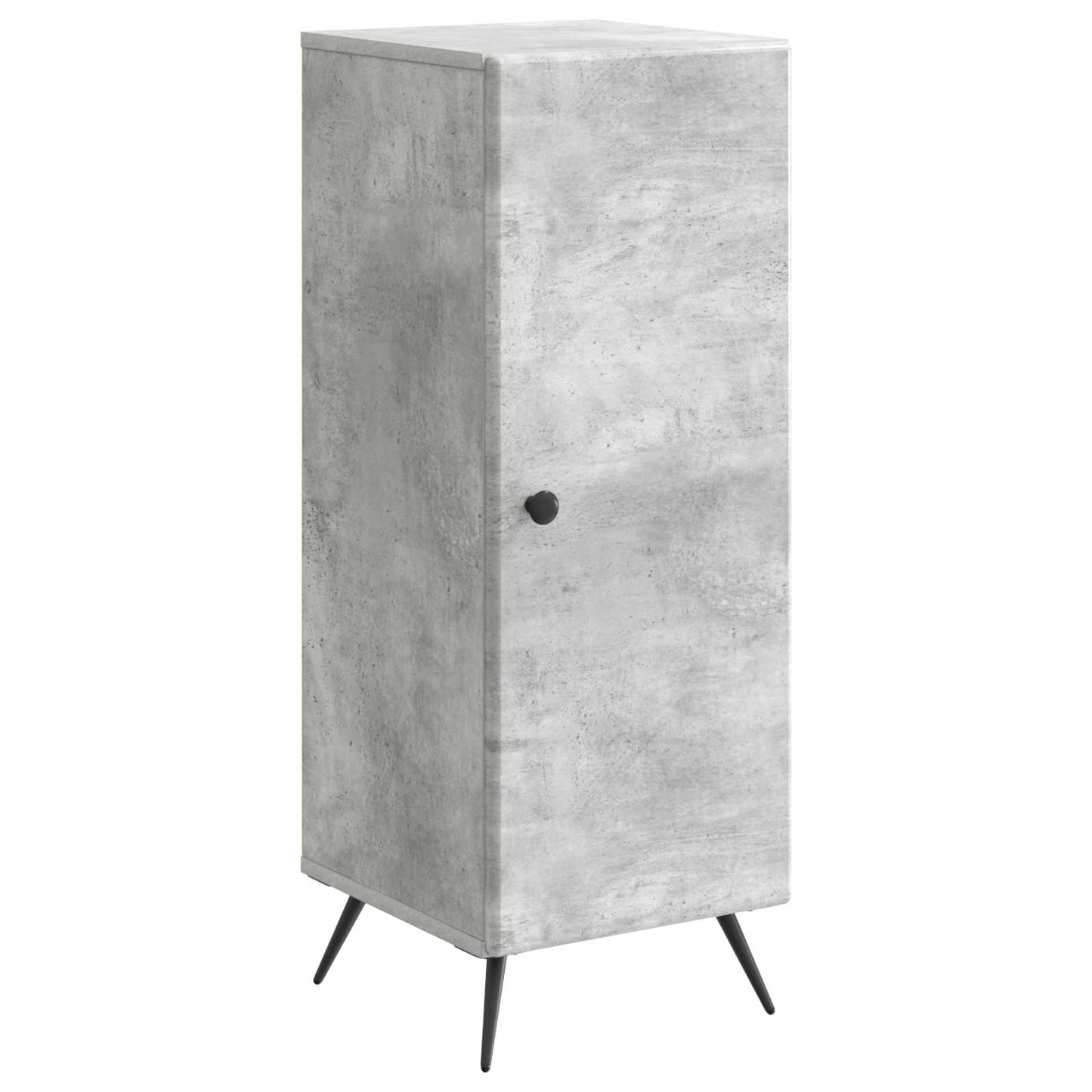 Sideboard Betongrå 33 x 34,5 x 90 cm Konstrueret træ