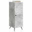 Sideboard Betongrå 33 x 34,5 x 90 cm Konstrueret træ