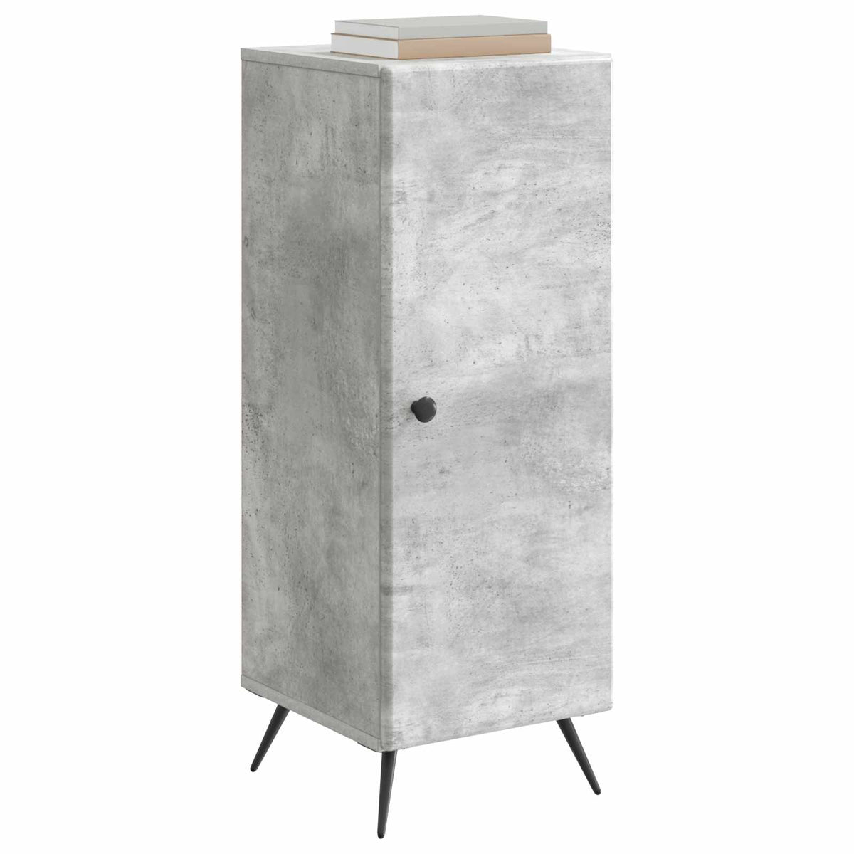 Sideboard Betongrå 33 x 34,5 x 90 cm Konstrueret træ