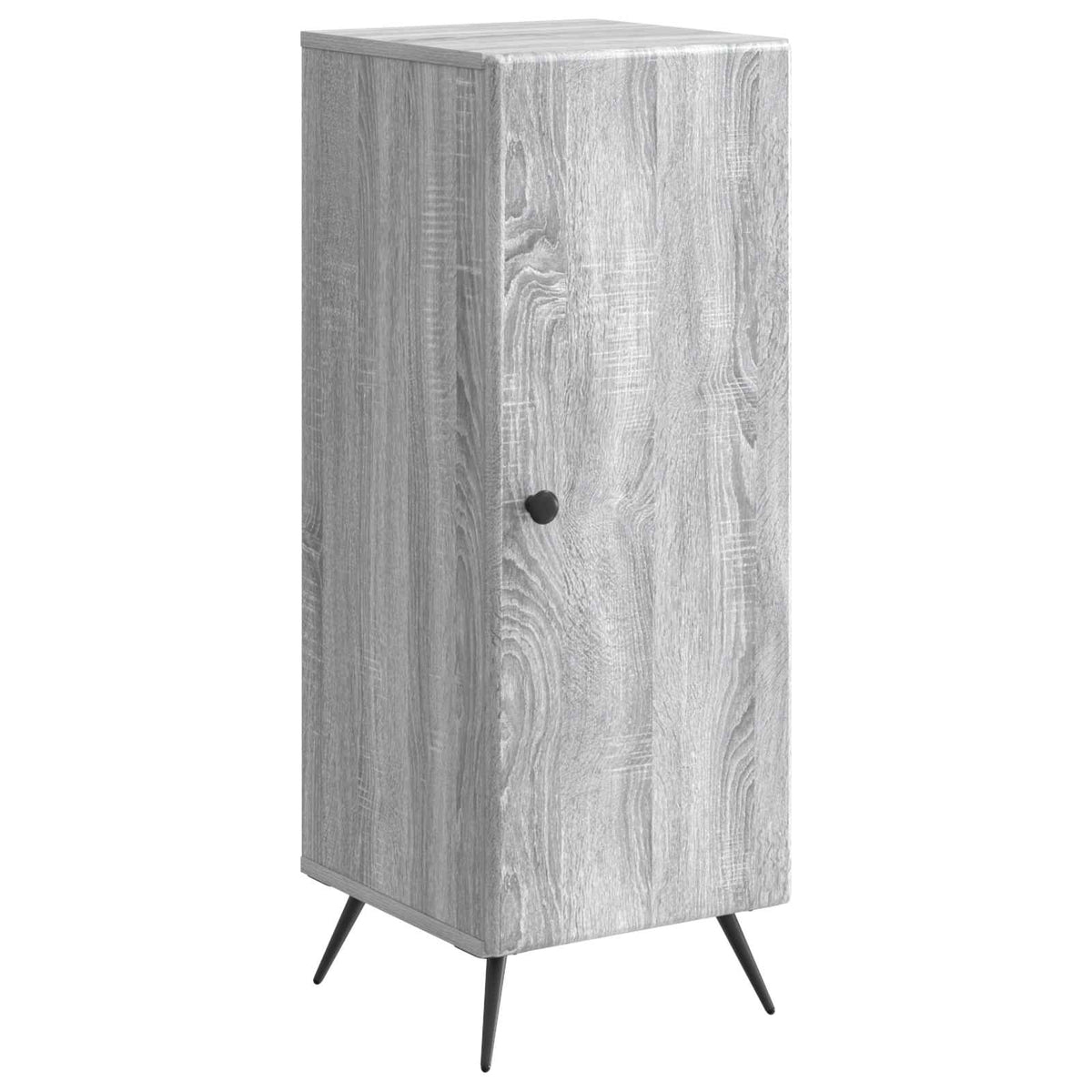 Sideboard Grå sonoma-eg 33 x 34,5 x 90 cm Konstrueret træ