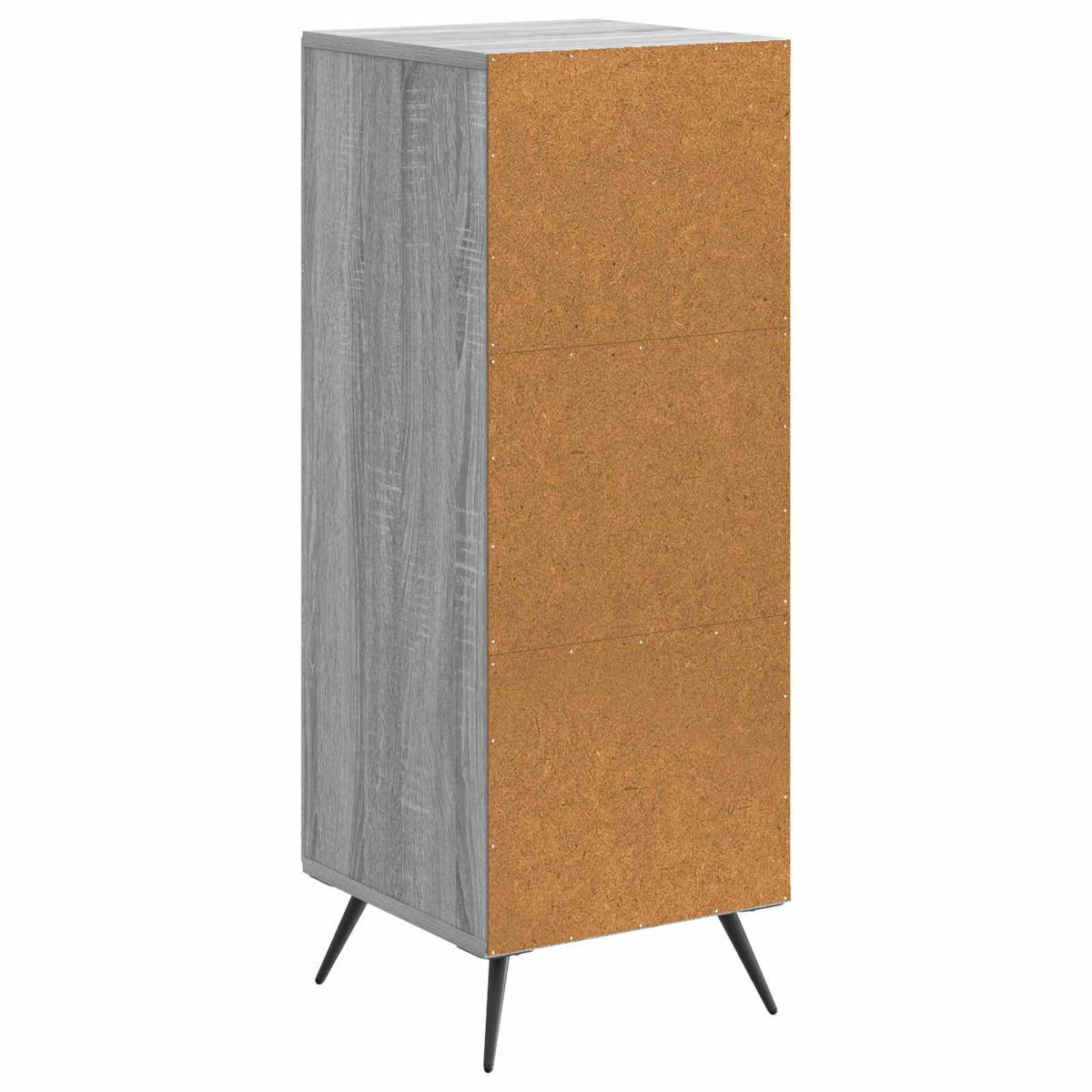 Sideboard Grå sonoma-eg 33 x 34,5 x 90 cm Konstrueret træ