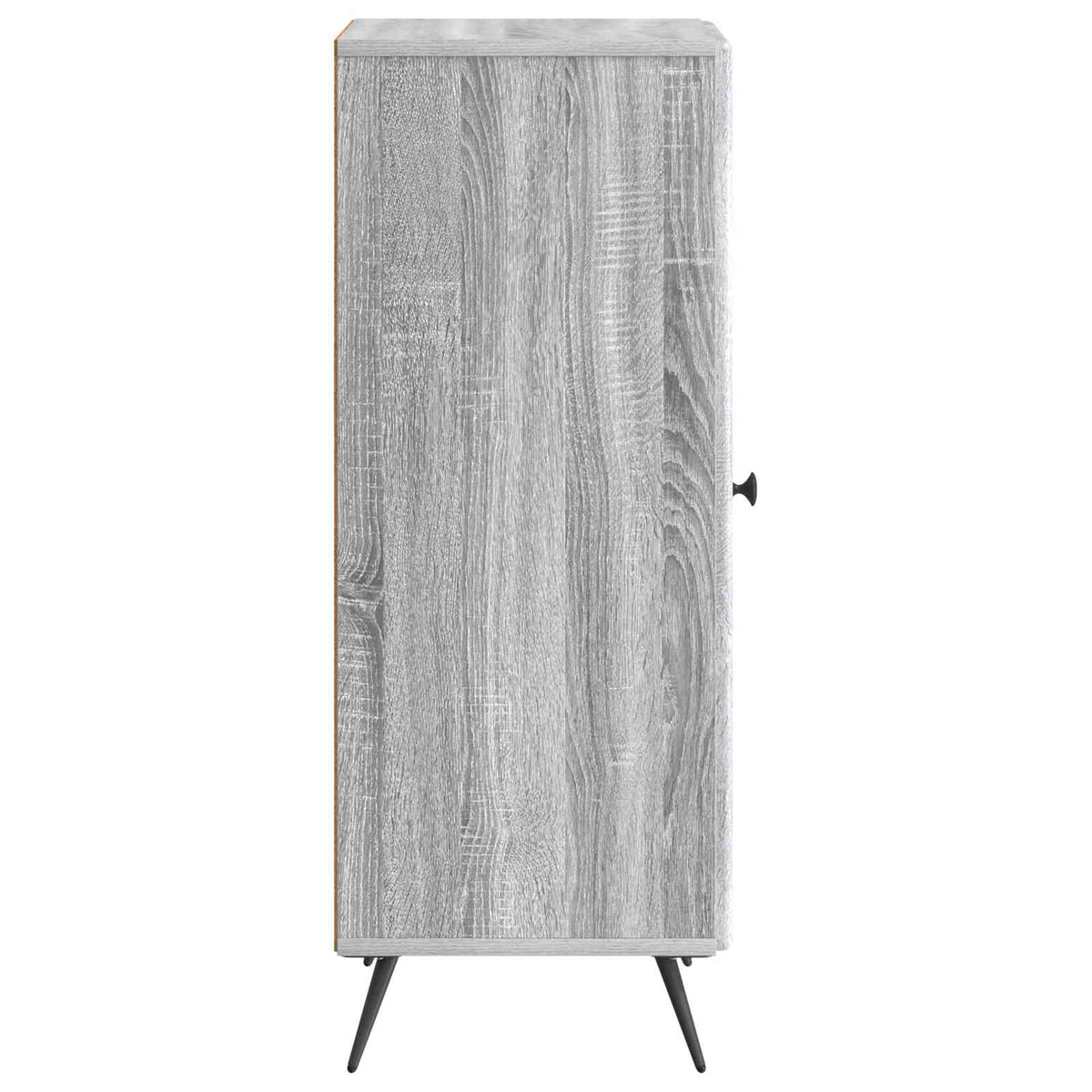Sideboard Grå sonoma-eg 33 x 34,5 x 90 cm Konstrueret træ