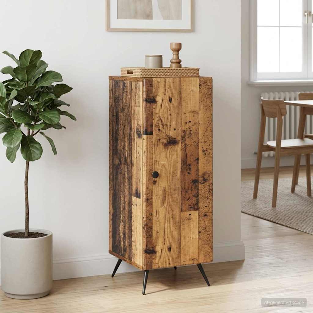 Sideboard Gammelt træ 33 x 34,5 x 90 cm Konstrueret træ