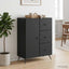 Sideboard Sort 66 x 34,5 x 90 cm Konstrueret træ