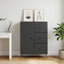 Sideboard Sort 66 x 34,5 x 90 cm Konstrueret træ