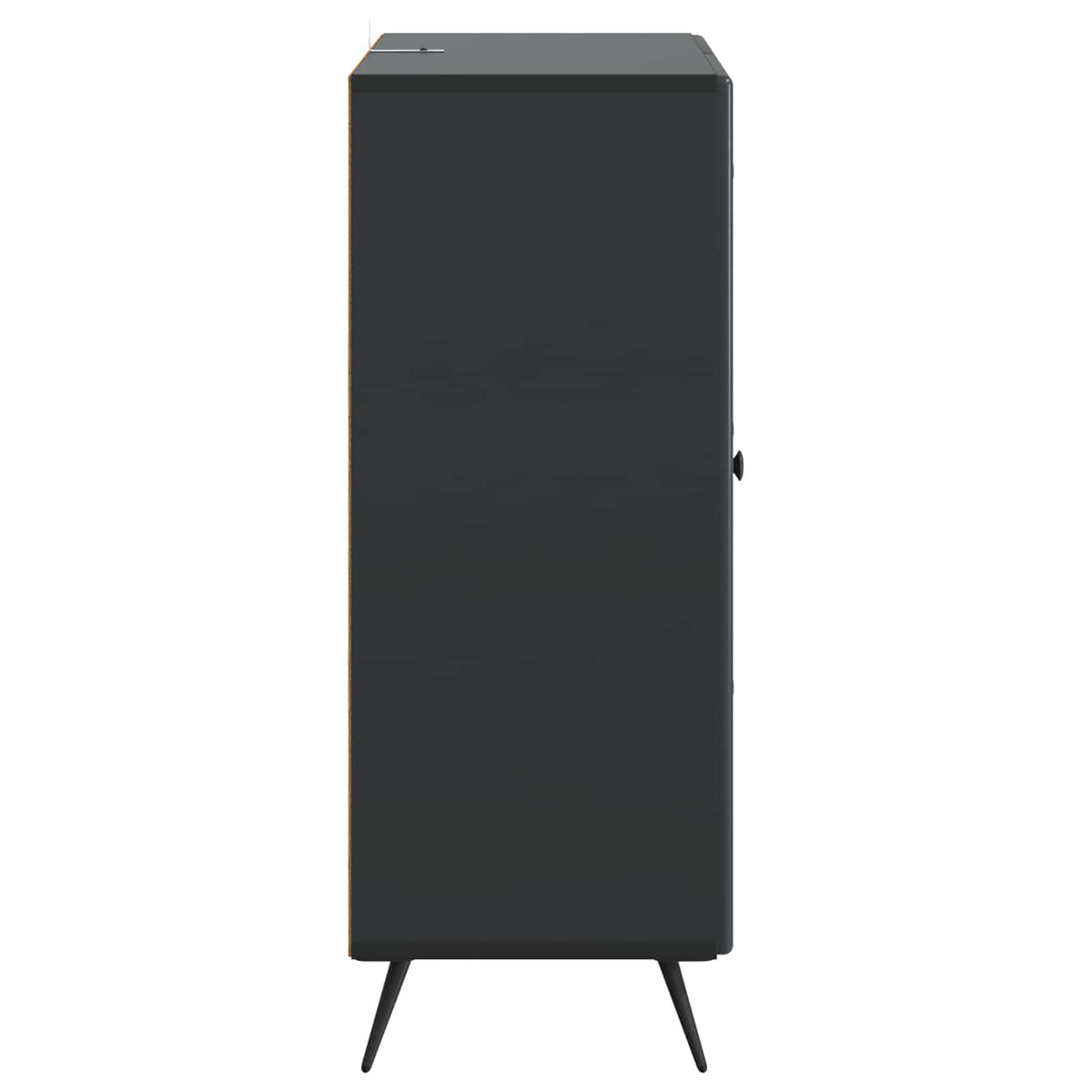 Sideboard Sort 66 x 34,5 x 90 cm Konstrueret træ