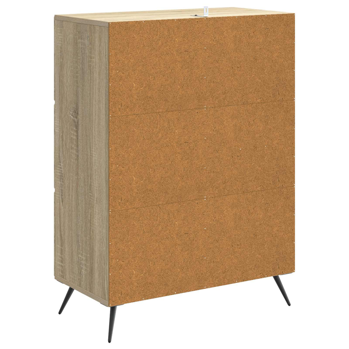 Sideboard Sonoma-eg 66 x 34,5 x 90 cm Konstrueret træ