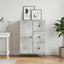 Sideboard Betongrå 66 x 34,5 x 90 cm Konstrueret træ