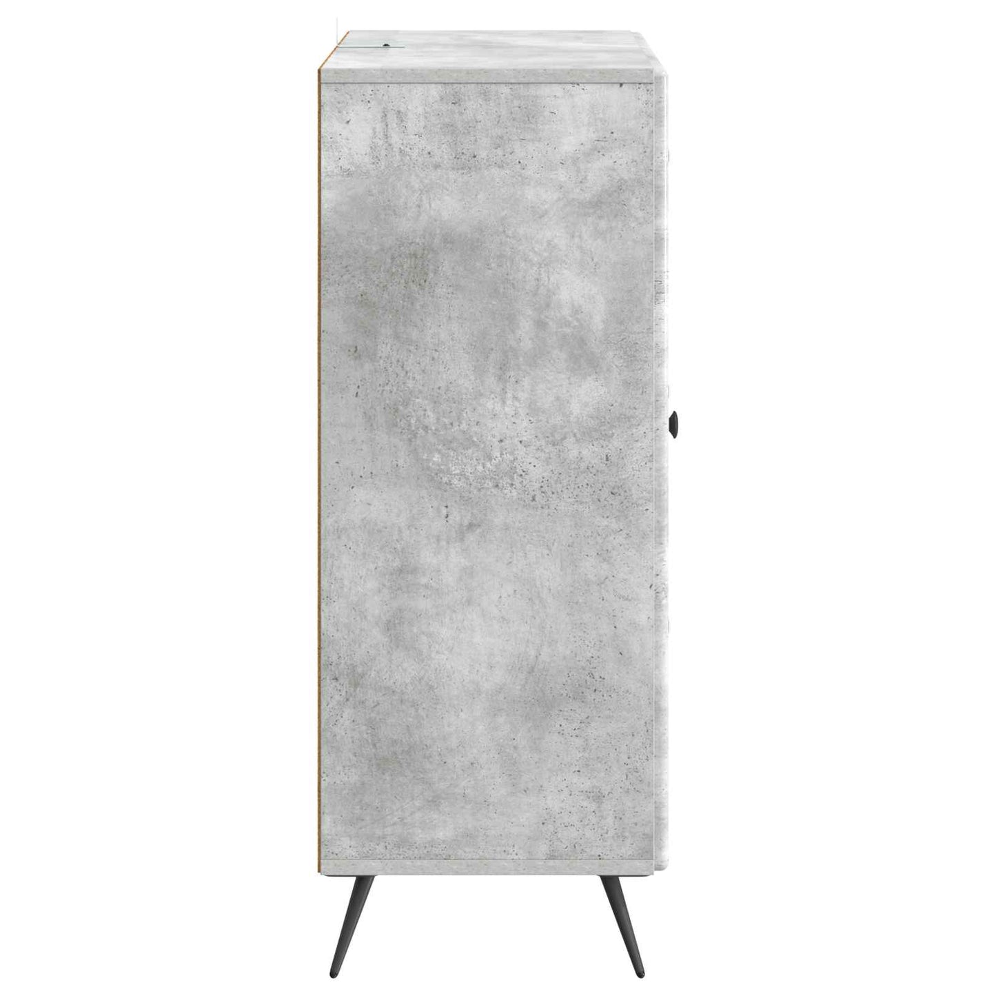 Sideboard Betongrå 66 x 34,5 x 90 cm Konstrueret træ