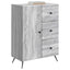 Sideboard Grå sonoma-eg 66 x 34,5 x 90 cm Konstrueret træ