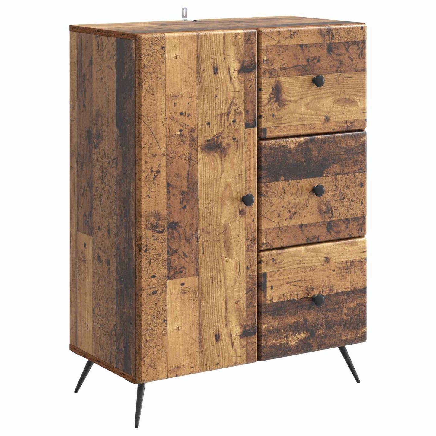 Sideboard Gammelt træ 66 x 34,5 x 90 cm Konstrueret træ