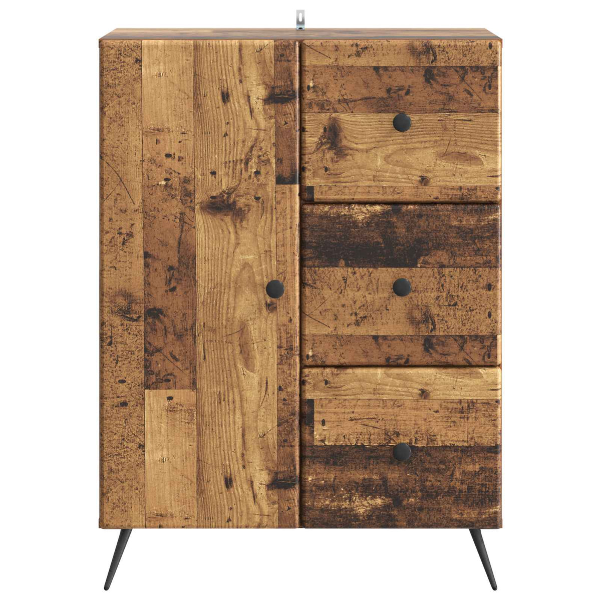 Sideboard Gammelt træ 66 x 34,5 x 90 cm Konstrueret træ