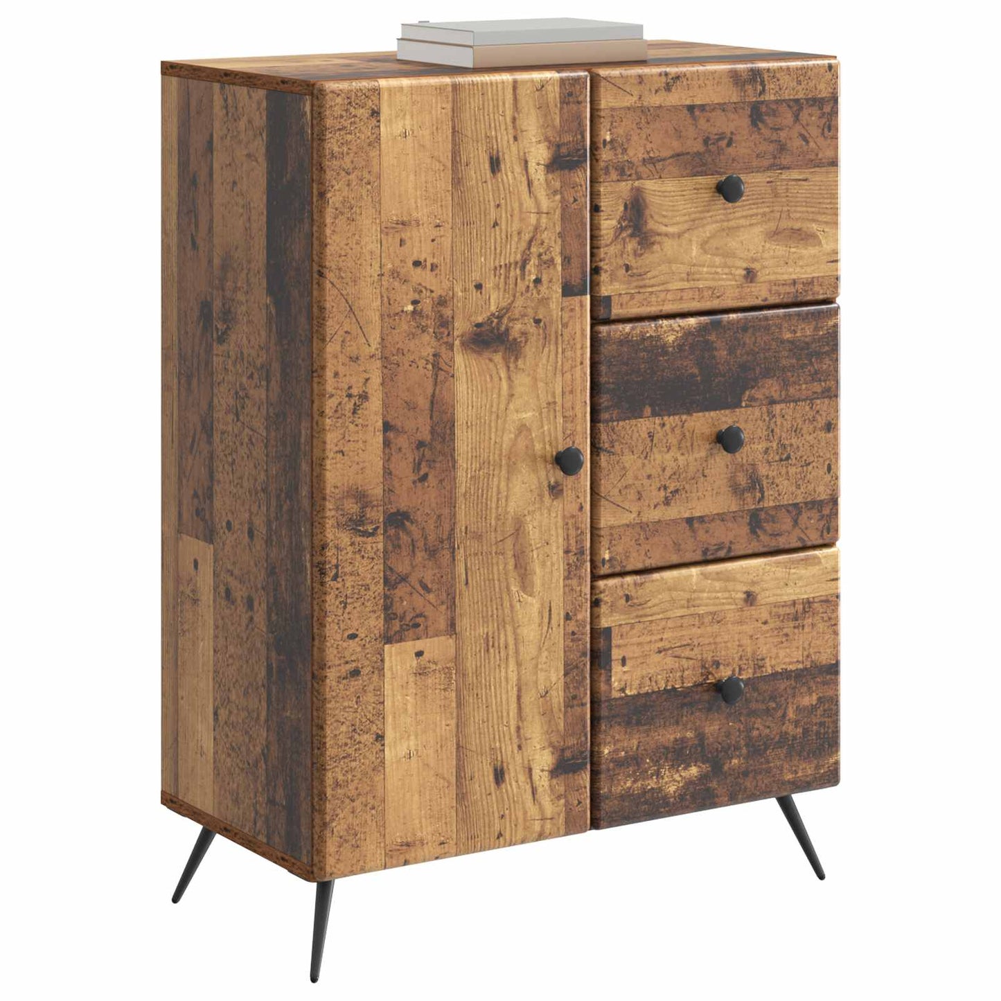 Sideboard Gammelt træ 66 x 34,5 x 90 cm Konstrueret træ