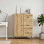 Sideboard Artisan-eg 66 x 34,5 x 90 cm Konstrueret træ
