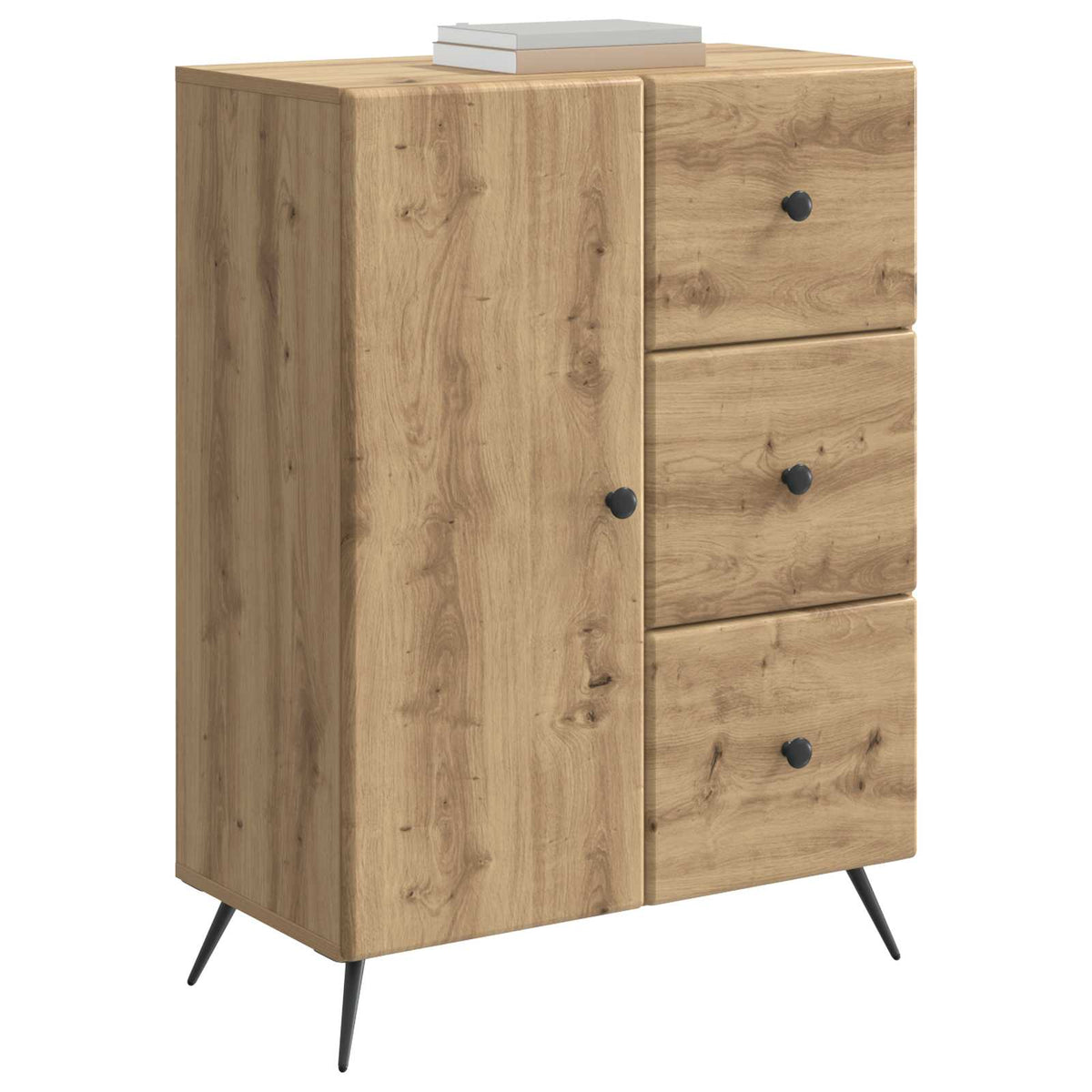Sideboard Artisan-eg 66 x 34,5 x 90 cm Konstrueret træ