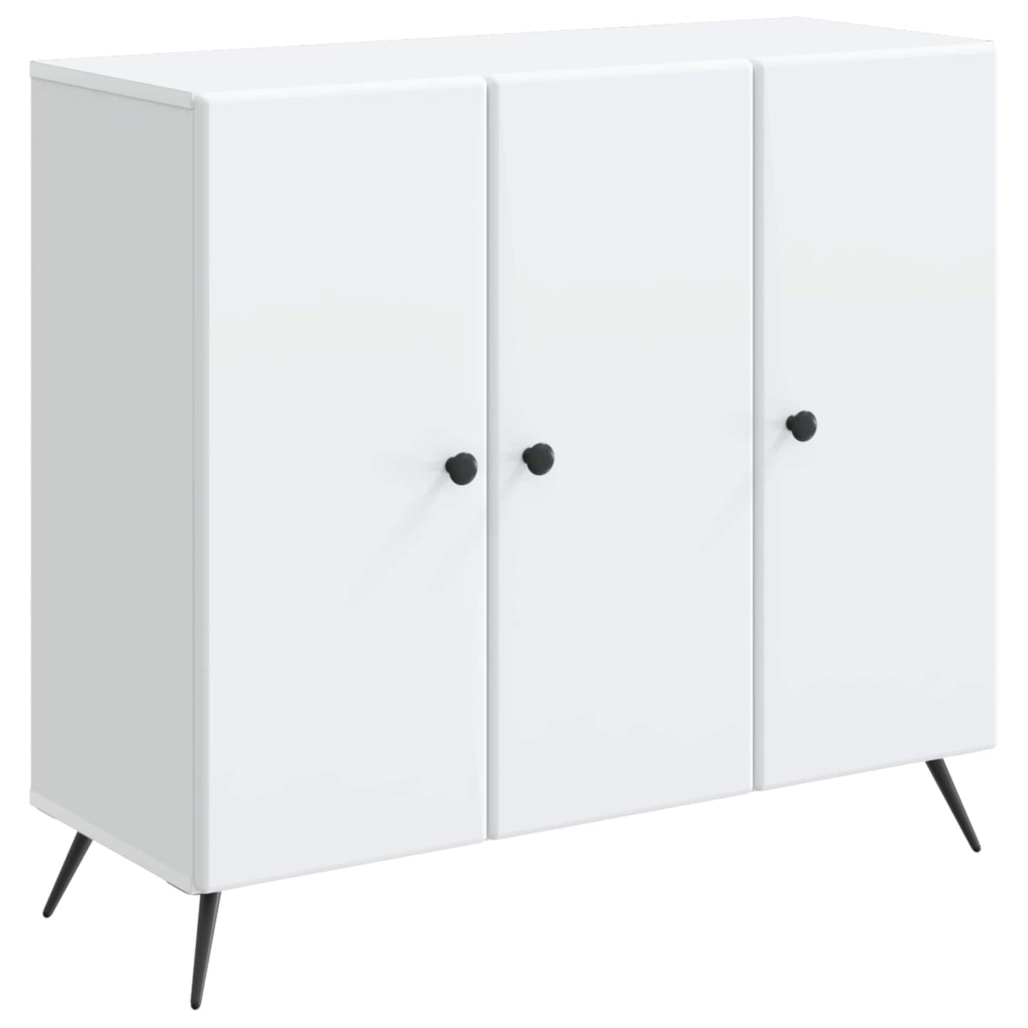 Sideboard Hvid 89 x 34,5 x 80 cm Konstrueret træ