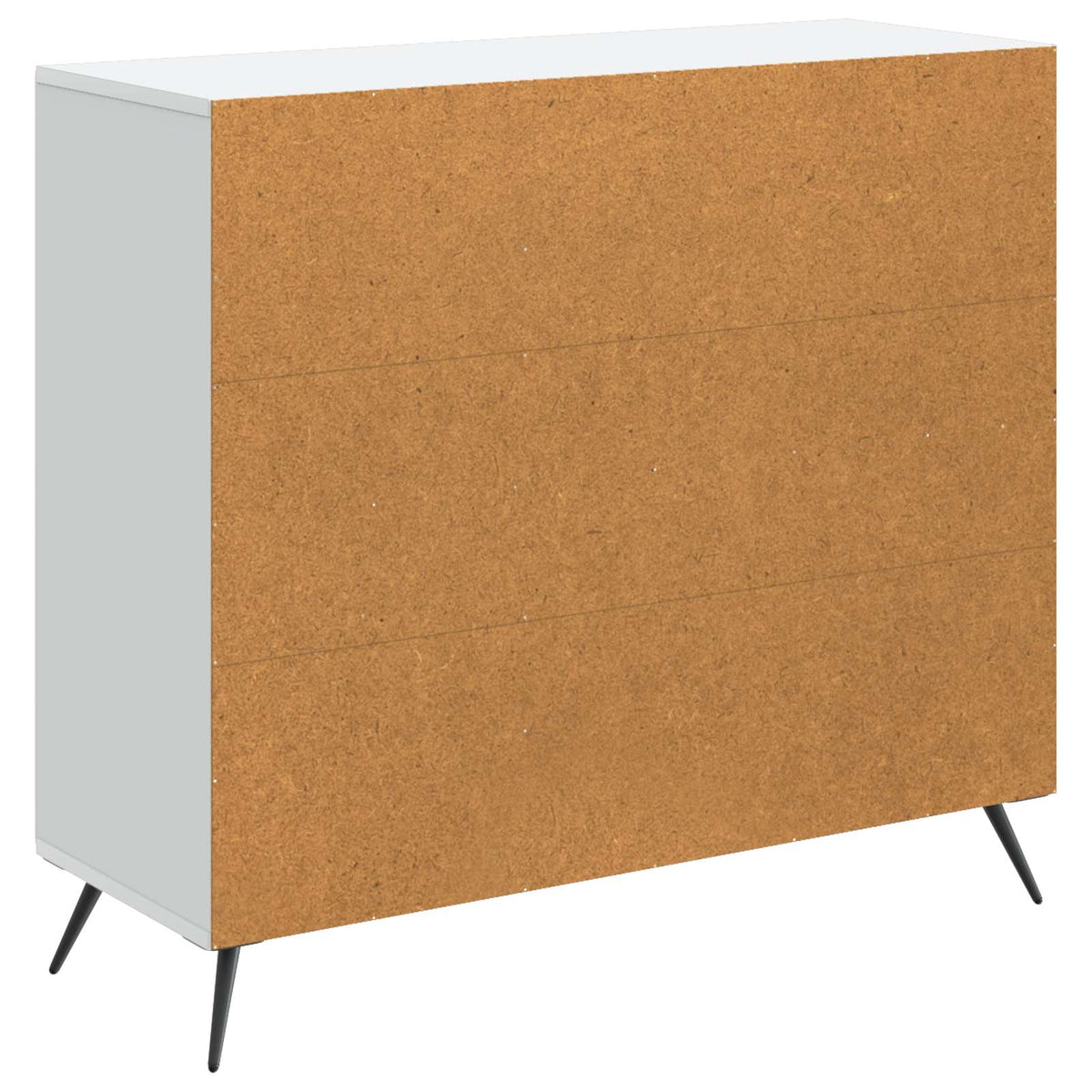 Sideboard Hvid 89 x 34,5 x 80 cm Konstrueret træ