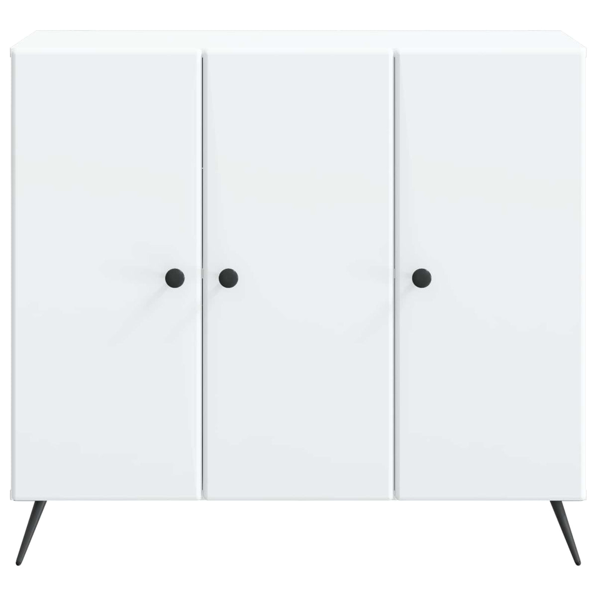 Sideboard Hvid 89 x 34,5 x 80 cm Konstrueret træ