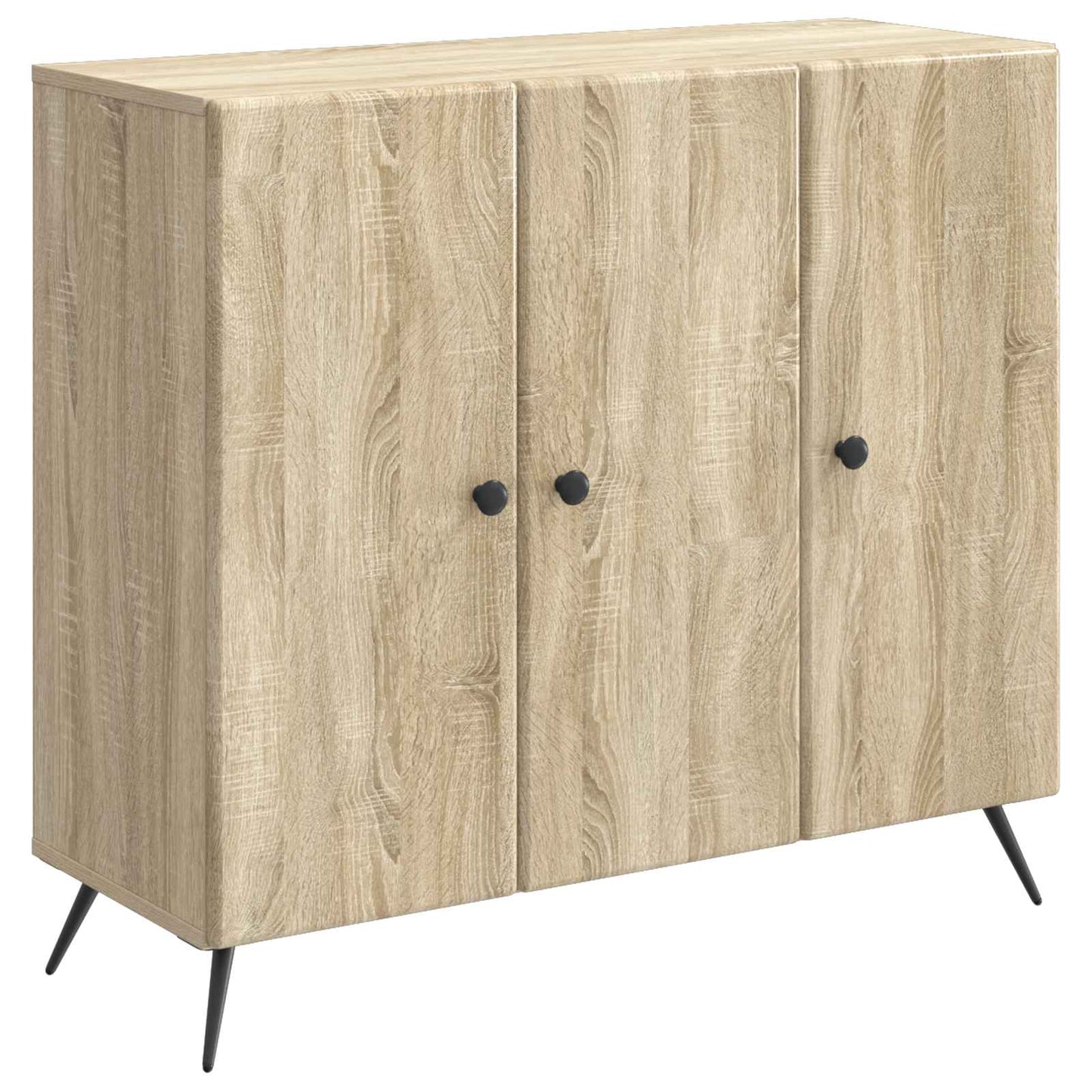 Sideboard Sonoma-eg 89 x 34,5 x 80 cm Konstrueret træ