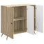 Sideboard Sonoma-eg 89 x 34,5 x 80 cm Konstrueret træ