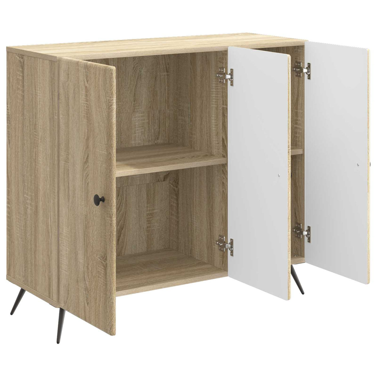Sideboard Sonoma-eg 89 x 34,5 x 80 cm Konstrueret træ