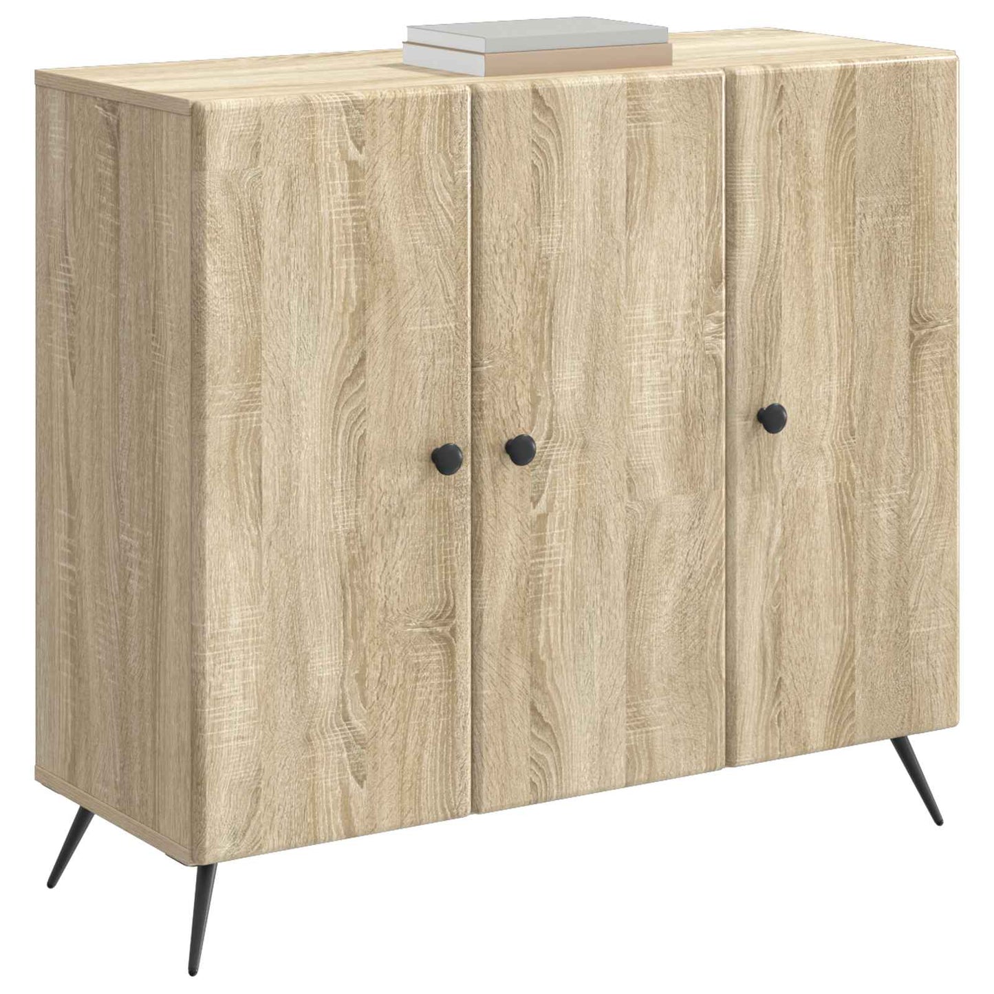 Sideboard Sonoma-eg 89 x 34,5 x 80 cm Konstrueret træ