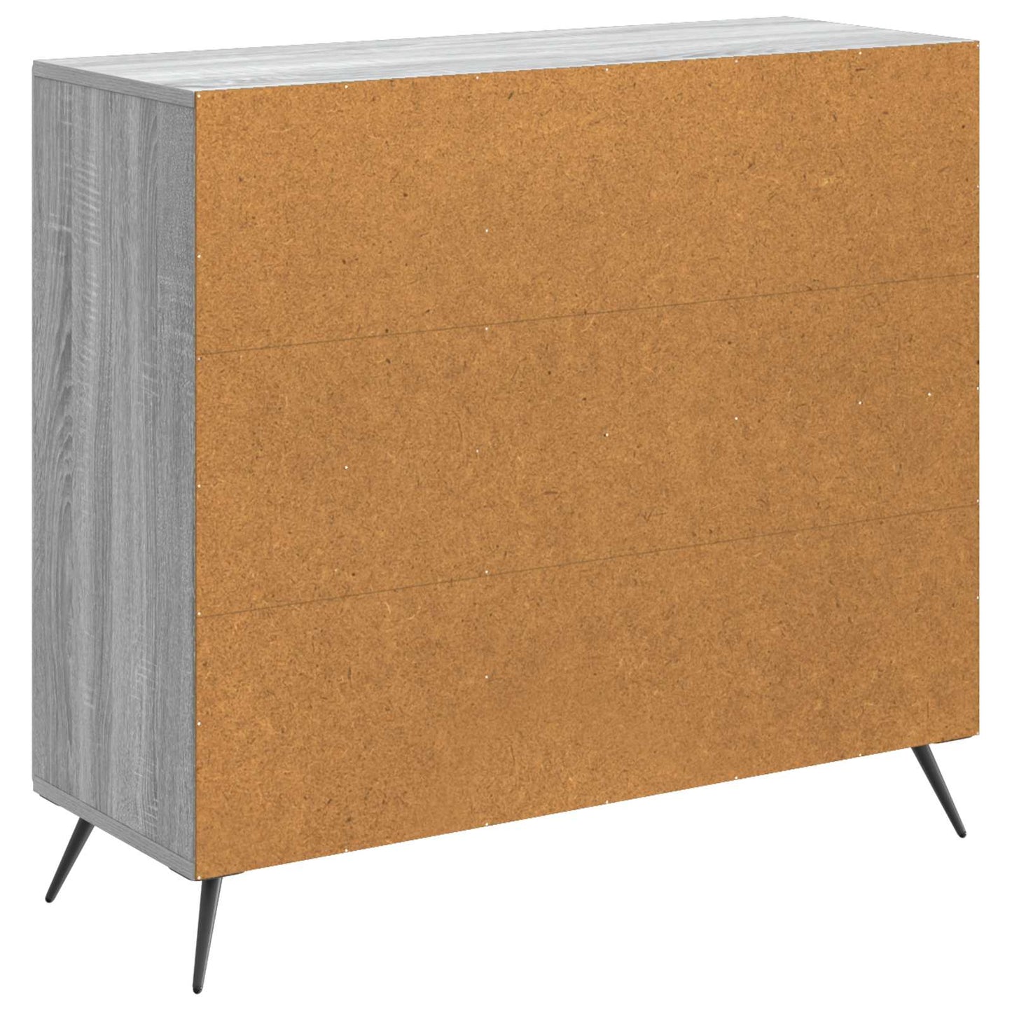 Sideboard Grå sonoma-eg 89 x 34,5 x 80 cm Konstrueret træ