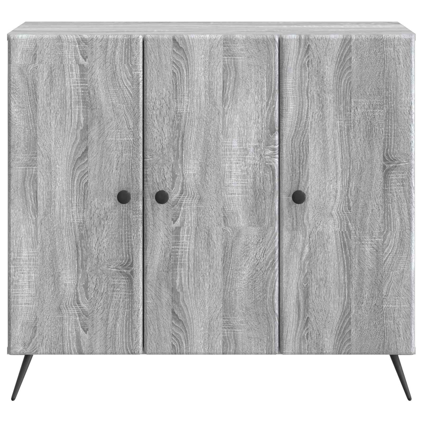 Sideboard Grå sonoma-eg 89 x 34,5 x 80 cm Konstrueret træ