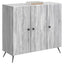 Sideboard Grå sonoma-eg 89 x 34,5 x 80 cm Konstrueret træ