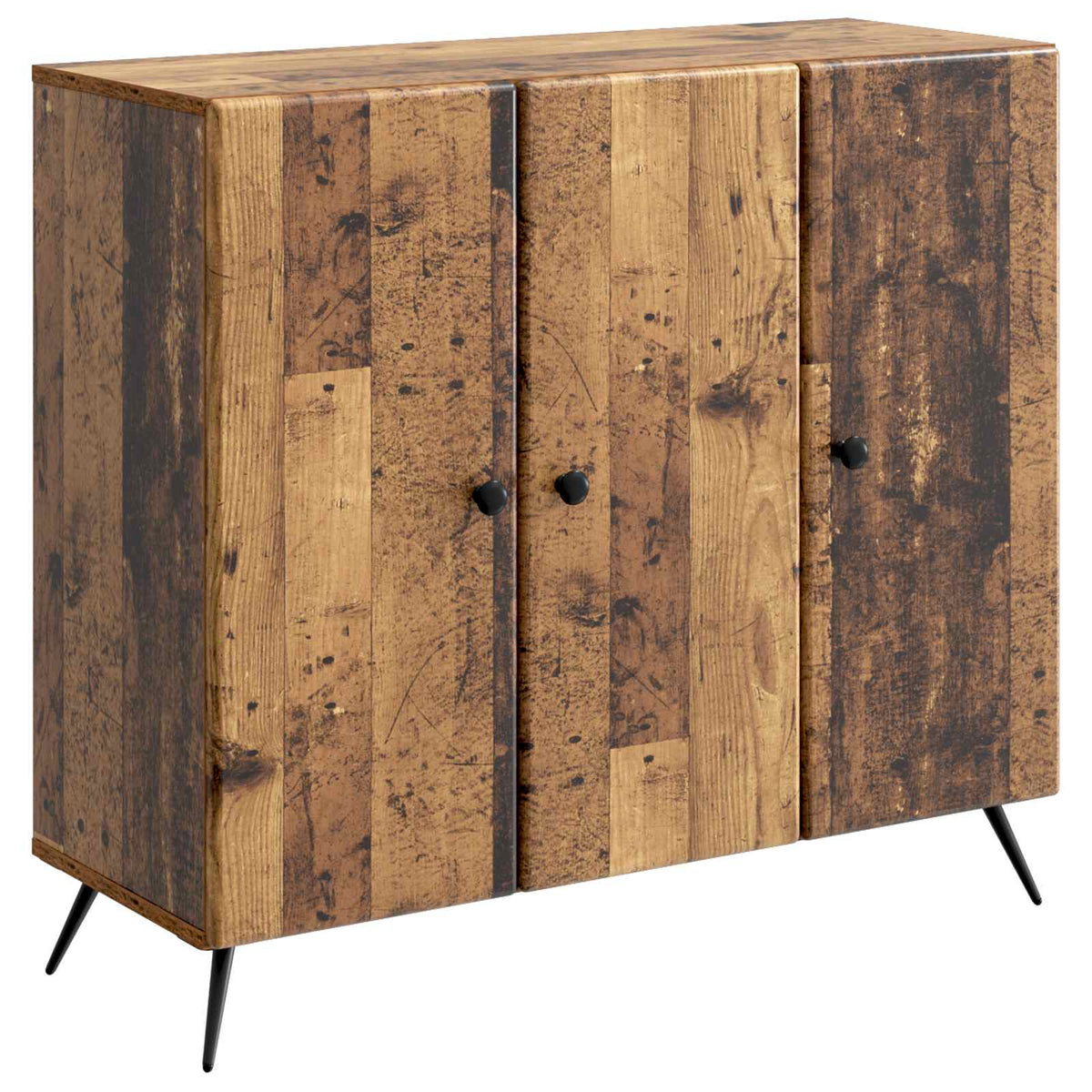 Sideboard Gammelt træ 89 x 34,5 x 80 cm Konstrueret træ