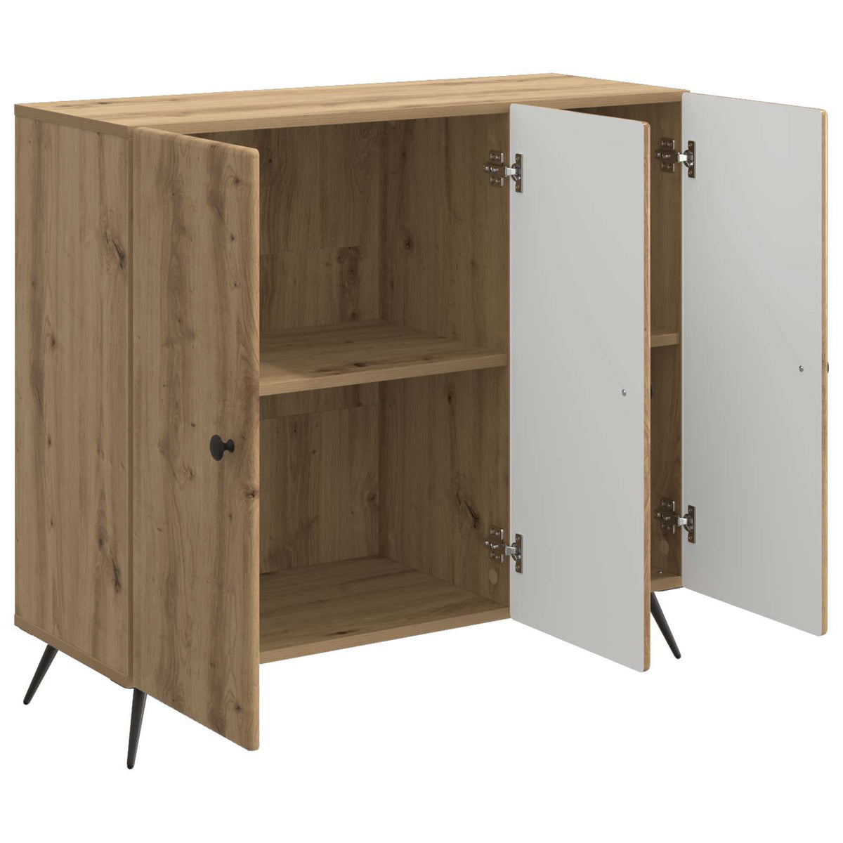 Sideboard Artisan-eg 89 x 34,5 x 80 cm Konstrueret træ