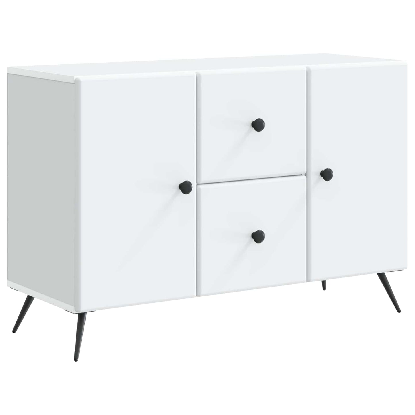 Sideboard Hvid 89 x 34,5 x 60 cm Konstrueret træ