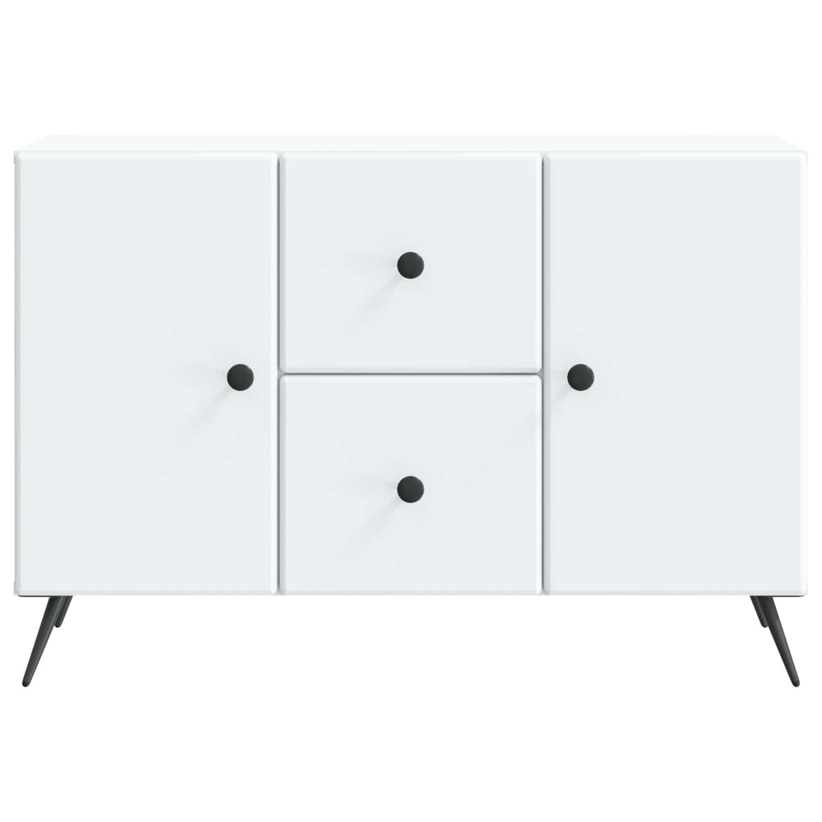 Sideboard Hvid 89 x 34,5 x 60 cm Konstrueret træ