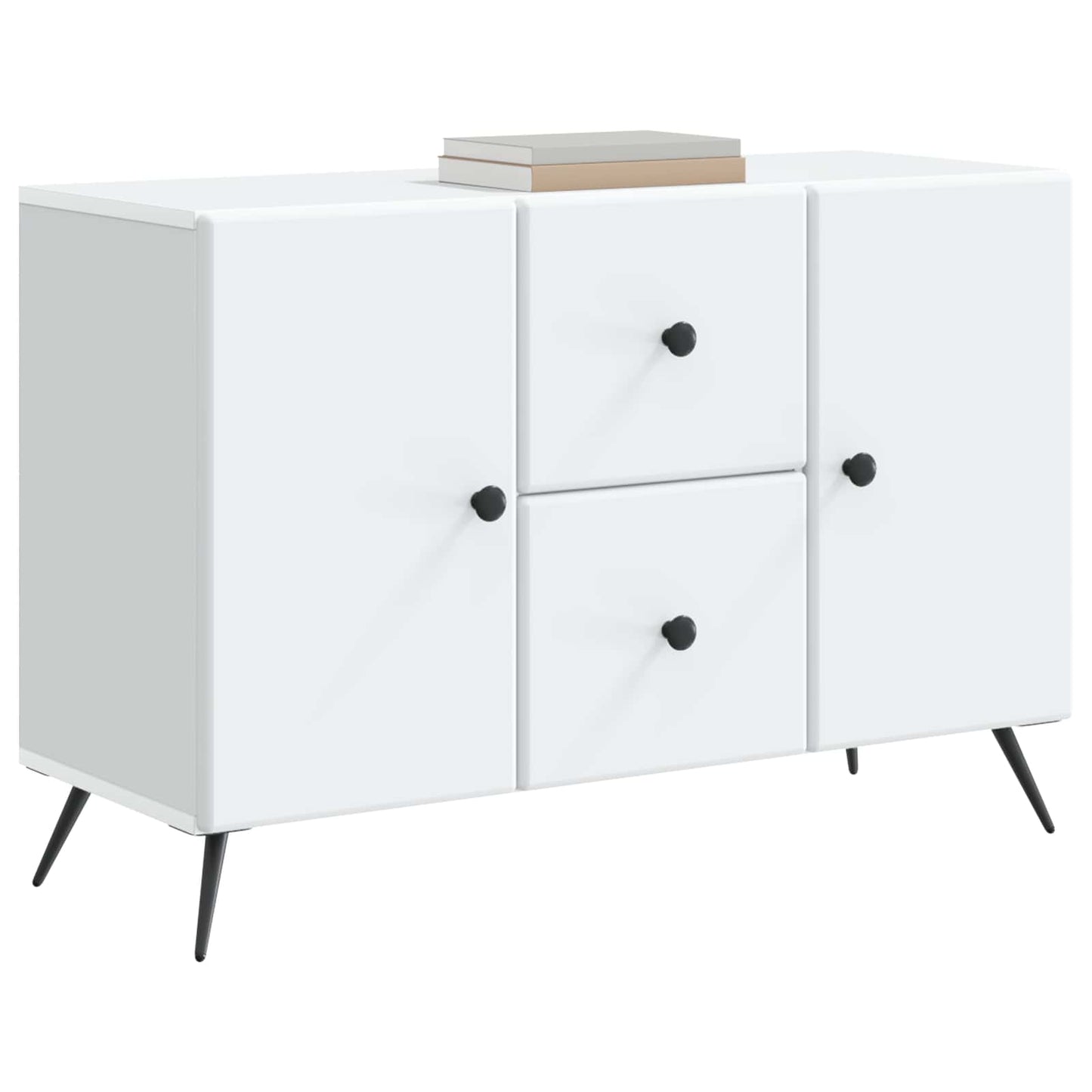 Sideboard Hvid 89 x 34,5 x 60 cm Konstrueret træ