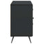 Sideboard med skuffe Sort 89 x 34,5 x 60 cm Konstrueret træ