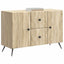 Sideboard Sonoma-eg 89 x 34,5 x 60 cm Konstrueret træ