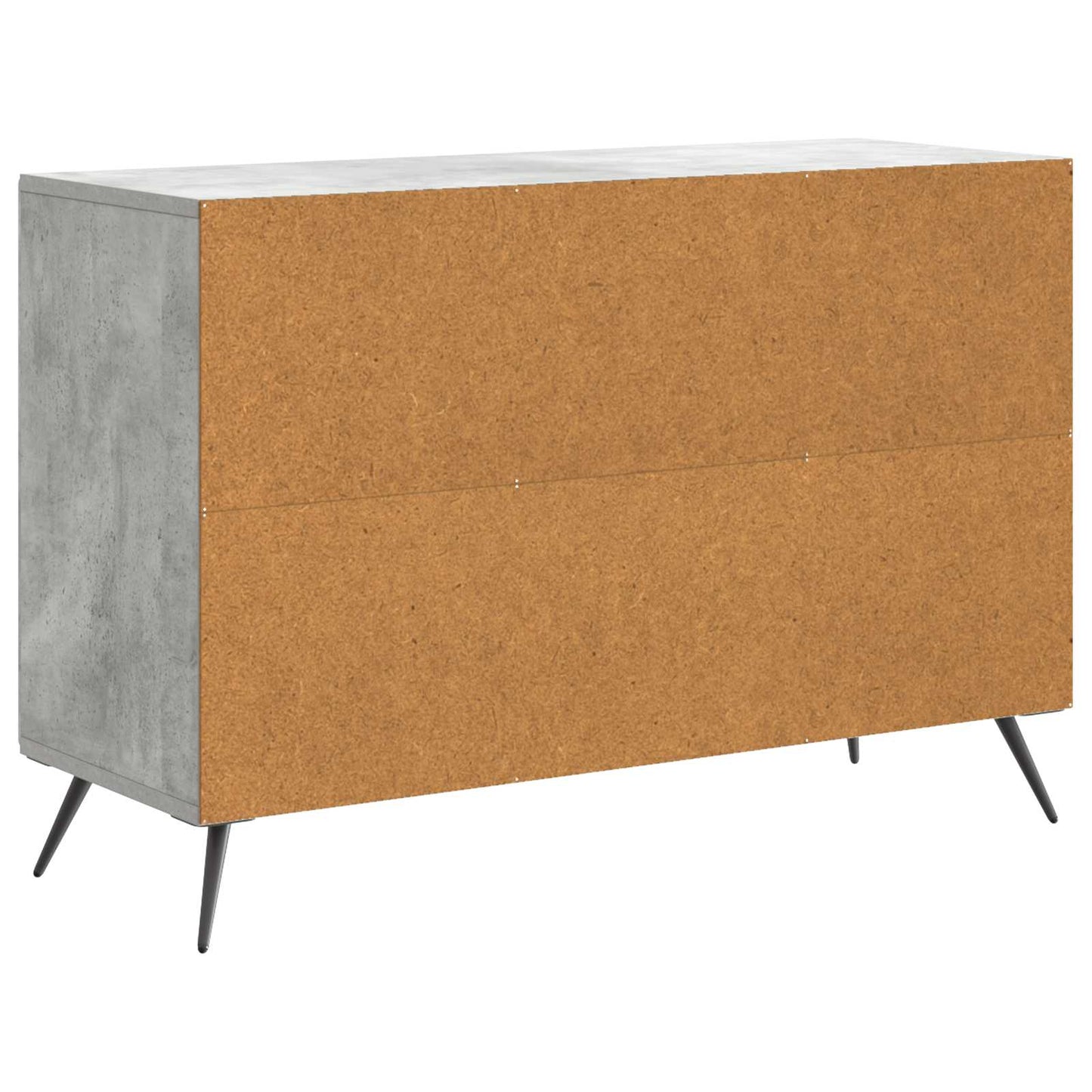 Sideboard Betongrå 89 x 34,5 x 60 cm Konstrueret træ