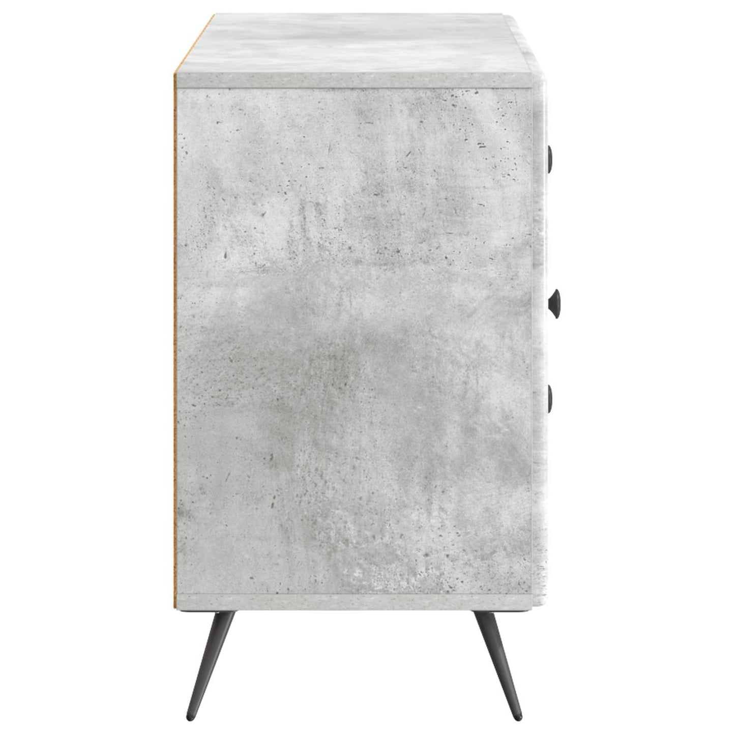 Sideboard Betongrå 89 x 34,5 x 60 cm Konstrueret træ