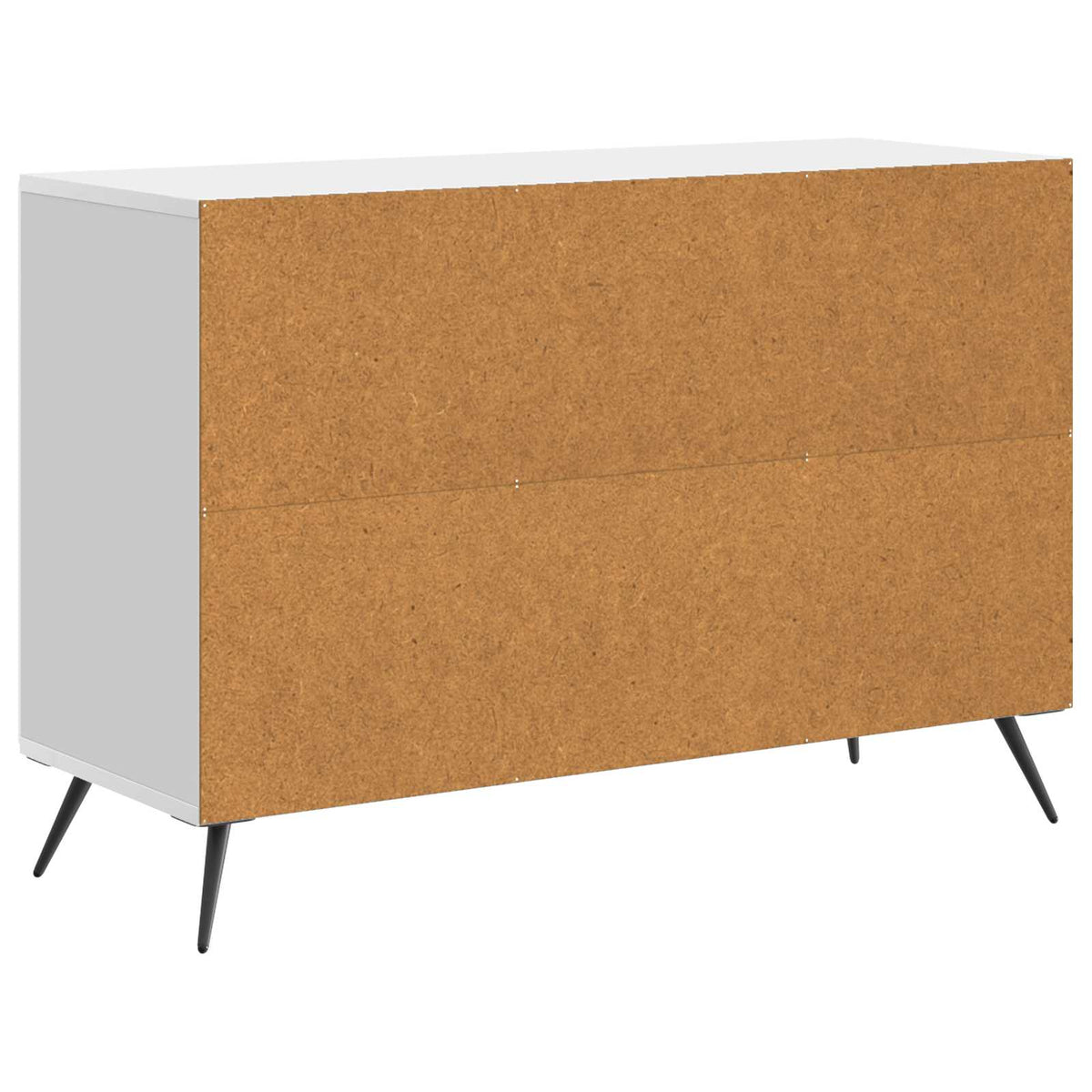 Sideboard Hvid højglans 89 x 34,5 x 60 cm Konstrueret træ