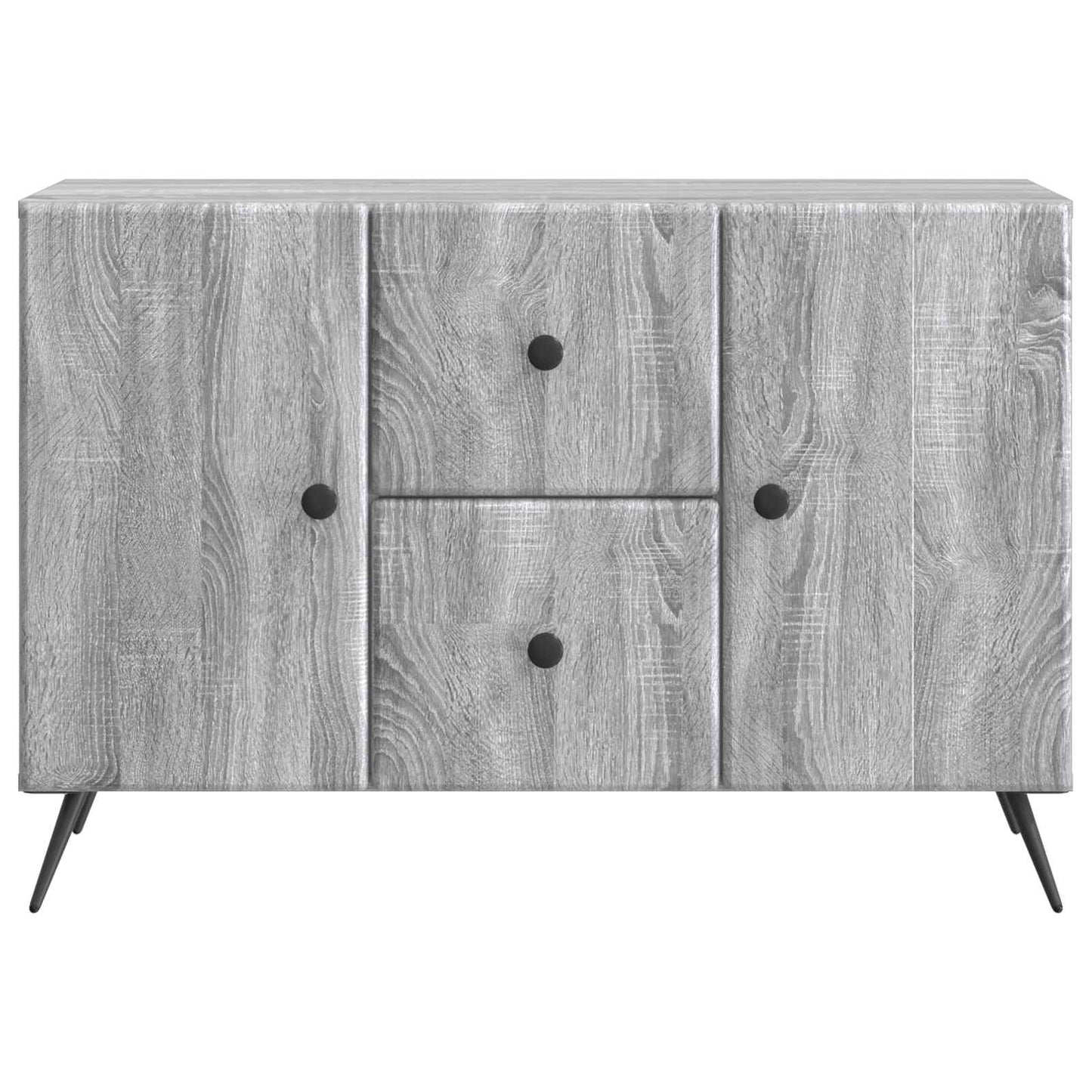 Sideboard Grå sonoma-eg 89 x 34,5 x 60 cm Konstrueret træ