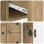 Sideboard Artisan-eg 89 x 34,5 x 60 cm Konstrueret træ