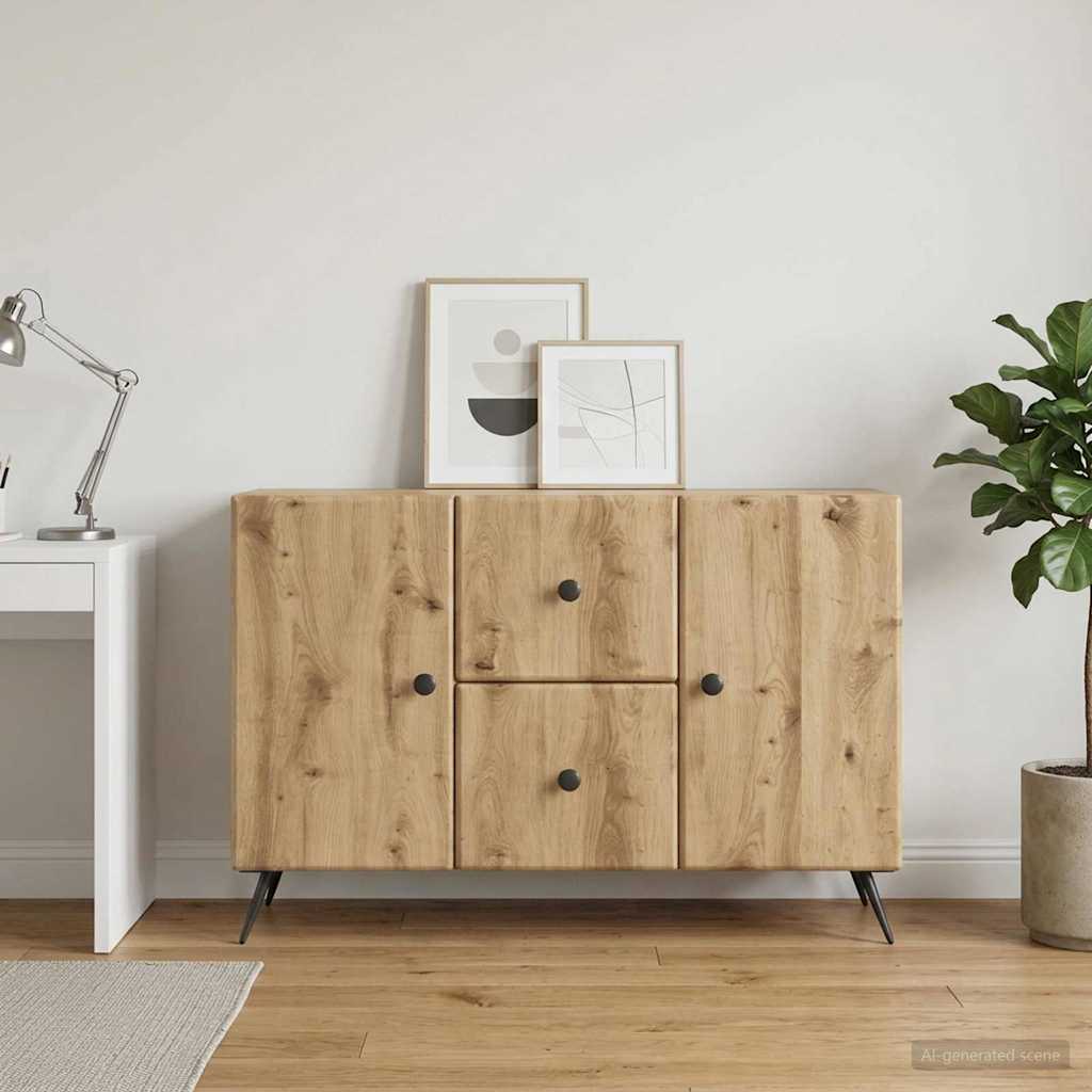 Sideboard Artisan-eg 89 x 34,5 x 60 cm Konstrueret træ