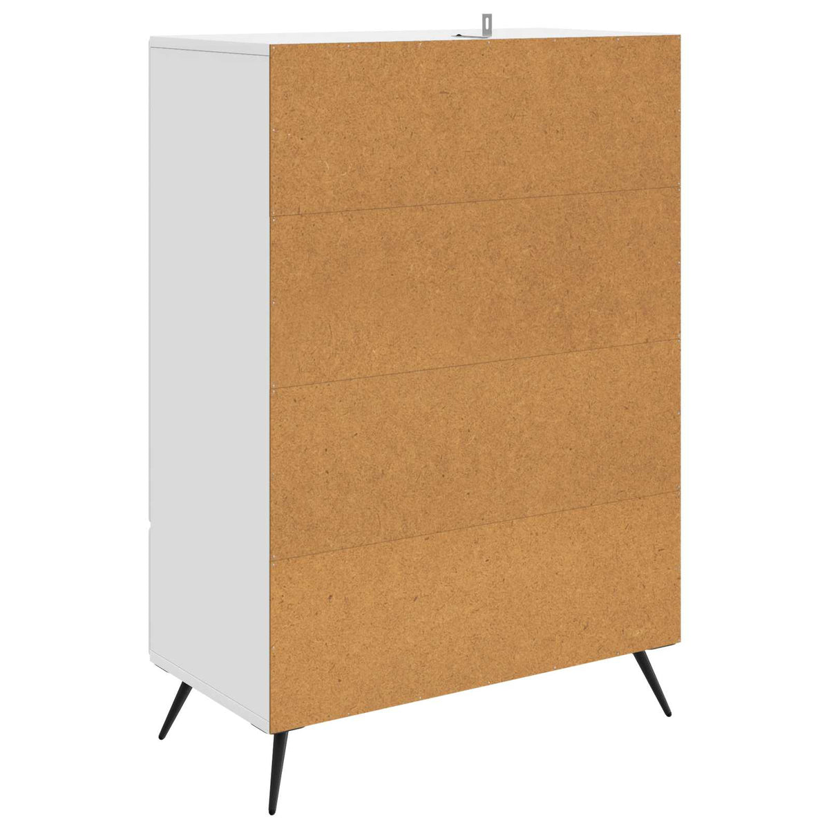 Sideboard Hvid 66 x 34,5 x 95 cm Konstrueret træ