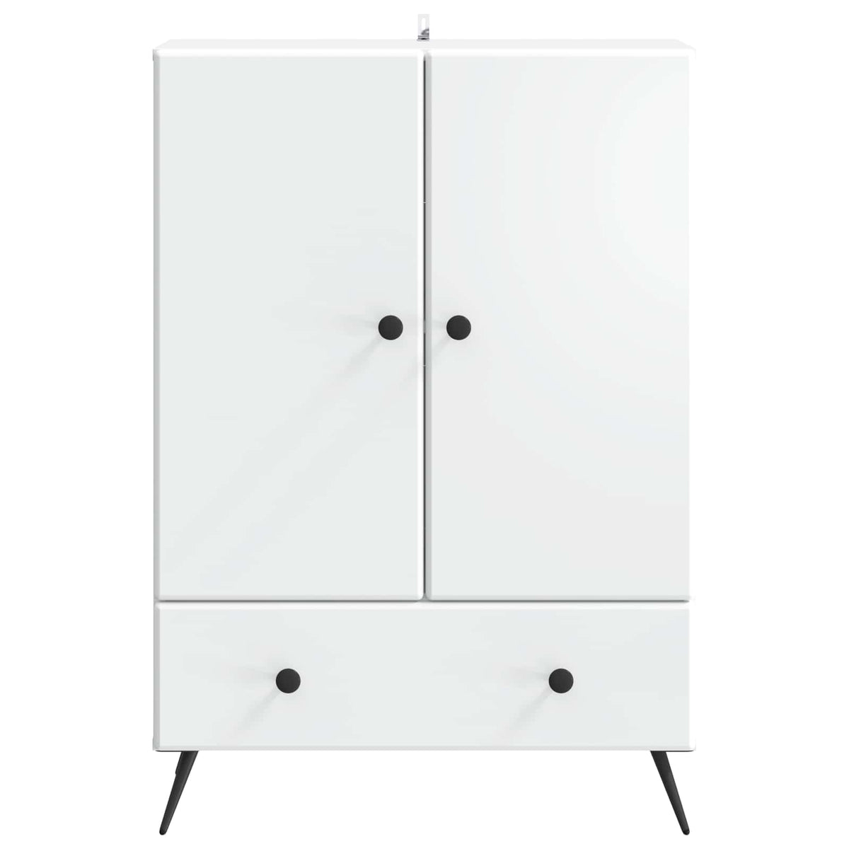 Sideboard Hvid 66 x 34,5 x 95 cm Konstrueret træ
