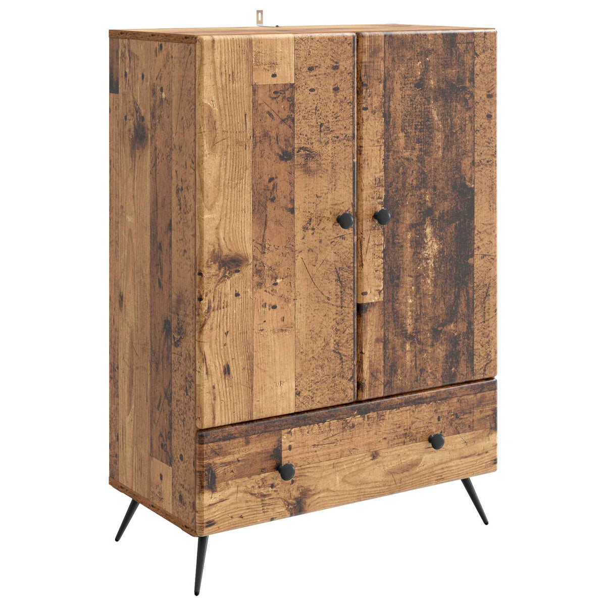 Sideboard Gammelt træ 66 x 34,5 x 95 cm Konstrueret træ