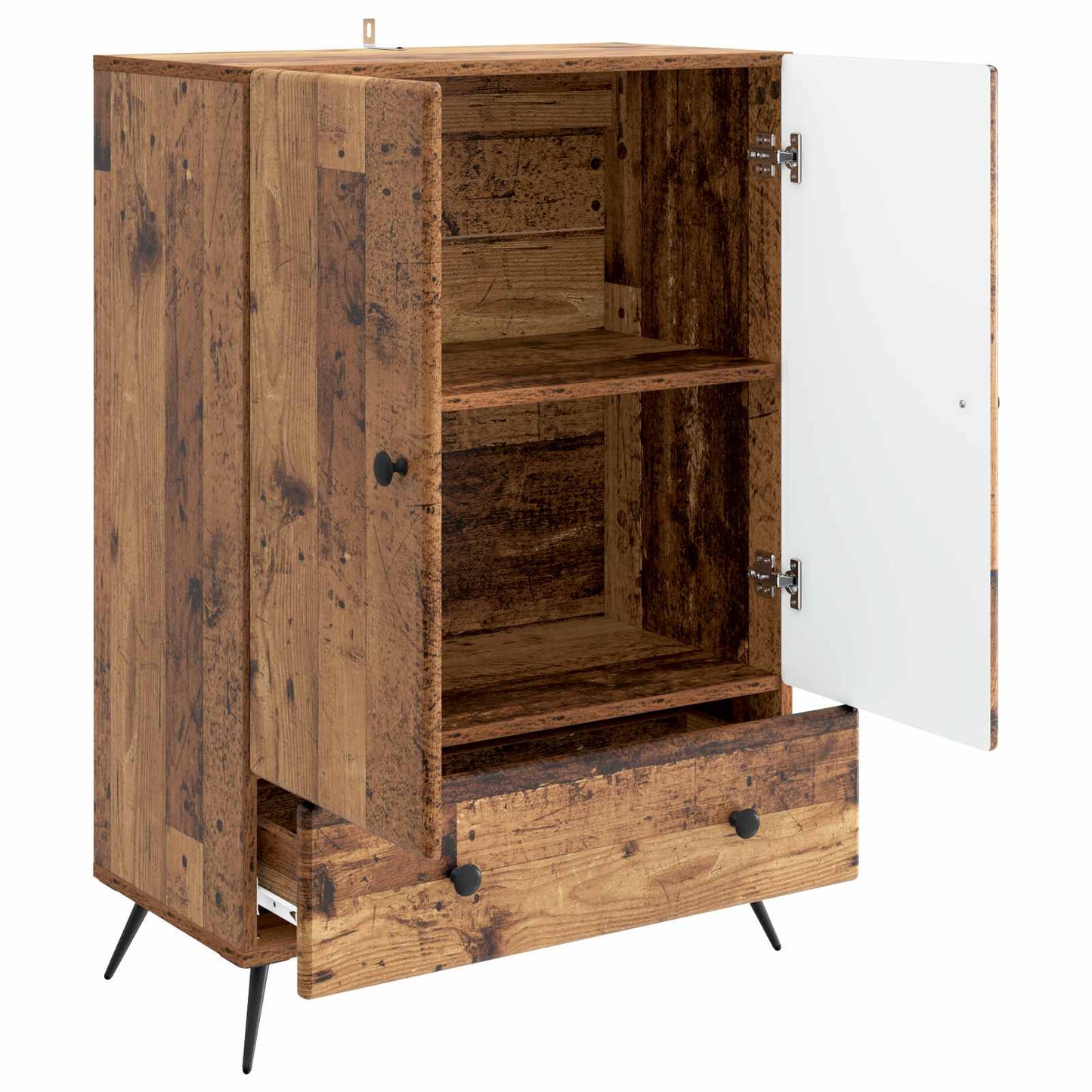 Sideboard Gammelt træ 66 x 34,5 x 95 cm Konstrueret træ