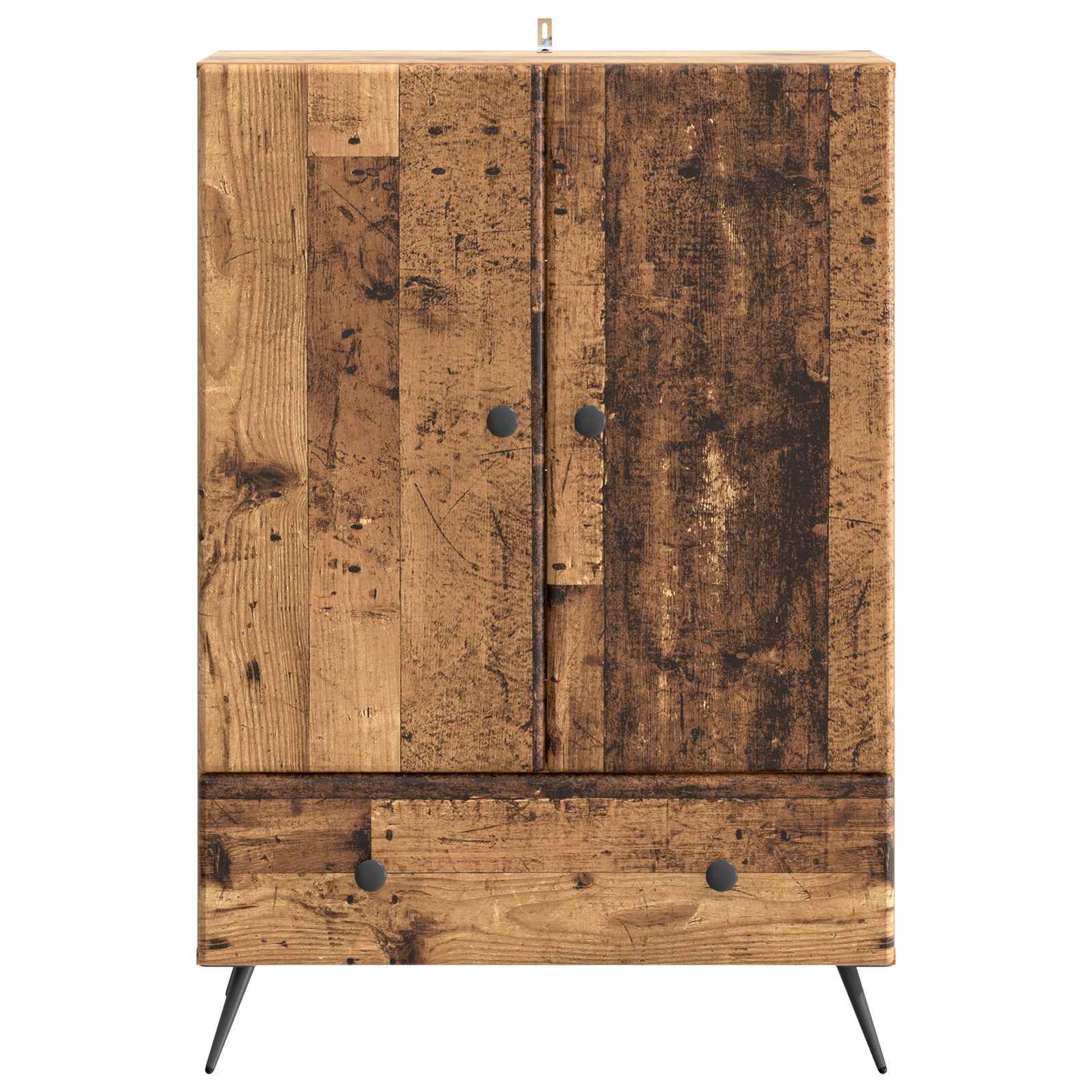 Sideboard Gammelt træ 66 x 34,5 x 95 cm Konstrueret træ